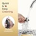 OLOV PROFESSIONAL Hair Clippers for Men, Cordless Hair Clipper Kit, Adjustable 4 Length Setting, 2-Speed Settings, Replaceable Ceramic Blade Heads, Rechargeable Hair Clippers for Family (Black)