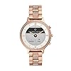 Fossil Women's 42mm Charter Stainless Steel Hybrid HR Smart Watch, Color: Rose Gold Glitz (Model: FTW7012)