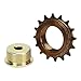 Jauarta Freewheel Left Drive Adapter Set Iron Sturdy Construction for MY1016Z MY1016 MY1018 MY1020 Motor (16T Sprocket)