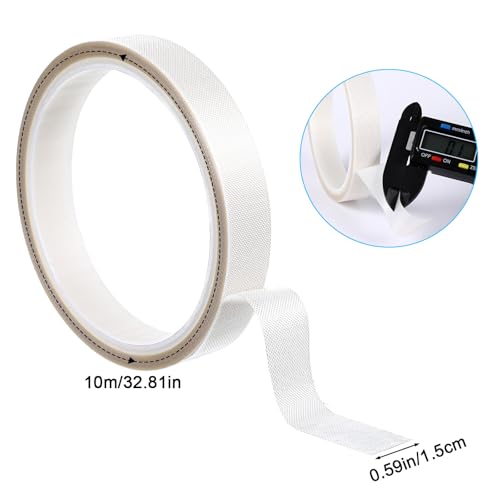 Image of 2 Rolls Drawer Slide Tape Low Friction Tape Abrasion Resistant Glide Tape Self Adhesive Tapes Drag Noise Squeak Reduction Silky Surface Protection Tapes for Wooden Drawer Furniture Curtain Cabinet