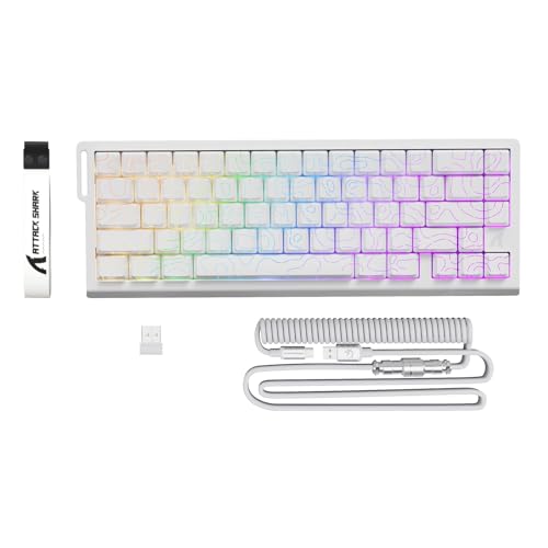 いぬ　ATTACK SHARK X68PRO HE ラピッドトリガー ATTACK SHARK X68PRO HE ワイヤレス マグネティック キーボード