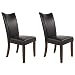 Signature Design by Ashley - Charrell Dining Upolstered Side Chair - Set of 2 - Contemporary Style - Black
