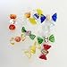 Vintage Murano Style Glass Sweets Candy Ornaments, 24 Pieces, Handmade, for Home, Party, Wedding, Christmas Tree Decor