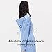 OHRAIN Long Sleeve Sun Skin Coat for Women UPF 50+ UV Protection Long Hoodide Full Zip Cooling Trench Outdoor Hiking SLC3M384 (Black)