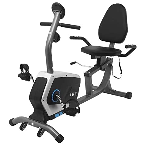 ISE Ergometer Liege- Heimtrainer mit Magnetbremse Cover