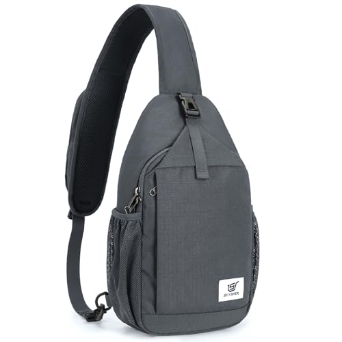 Image of SKYSPER Sling Bag RFID Cross Body Bag Recycled Crossbody Backpack Travel Daypack