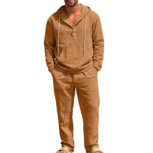 Pantalons d'été respirants homme contre la chaleur en tenue formelle jaune XXL
