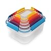 Joseph Joseph Nest Lock, 5-stuks Plastic voedselopslagcontainer met deksels, lekvrij, luchtdicht, ruimtebesparend, BPA…