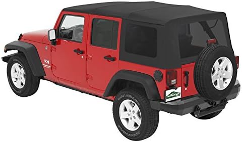 Pavement Ends by Bestop 51204-35 Black Diamond Replay Replacement Soft Top Tinted Windows-No door skins included-No frame hardware included- 2010-2012 Jeep Wrangler Unlimited by Pavement Ends