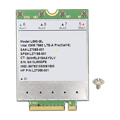 Carte Réseau 4G LTE L860-GL Cat 16 Haute Vitesse SPS L27188-001 Plug and Play
