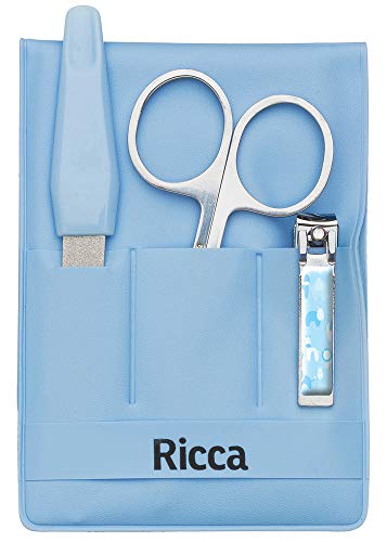 Kit Manicure Infantil, Ricca, Rosa/Azul