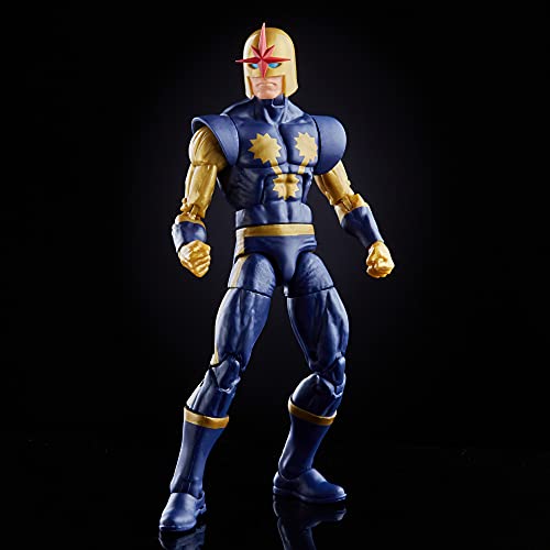 Marvel Legends Super Hero Collectible Series - Figura de 15 cm Marvel's Nova - F0203 - Hasbro, Azul