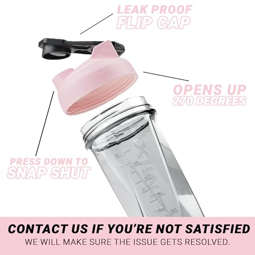 image for HELIMIX 2.0 Vortex Blender Shaker Bottle Holds upto 28oz | No Blending