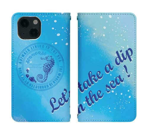 AQUOS ZETA SH-04F �p �P�[�X �x���g�Ȃ� �蒠�^ �J�o�[ �X�}�z�P�[�X bn964(L) �C ���� �A�j�}�� �^�c�m�I�g�V�S seahorse