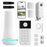 SimpliSafe Wireless Home Security Systems | 13 Piece Smart Home Alarm Systems with HD Indoor Security Camera | Mobile App & Works with Alexa | Professional Monitoring Available | Easy DIY Install