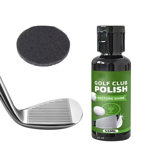 Kit De Restauración De Palos De Golf: Removedor De Esmalte Óxido | Pulidor De Metales Profesional Con Esponja Crema De Agarre | Para Hombres, Mujeres, Golfistas, Entusiastas Y Profesionales | Rest