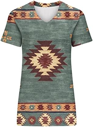 Naittoop Womens Tops Printed Graphic Tops Fashion Women's Summer V-Neck Short Sleeve Casual Top Blouse Tees 5 Naittoop Womens Tops Printed Graphic Tops Fashion Women's Summer V-Neck Short Sleeve Casual Top Blouse Tees