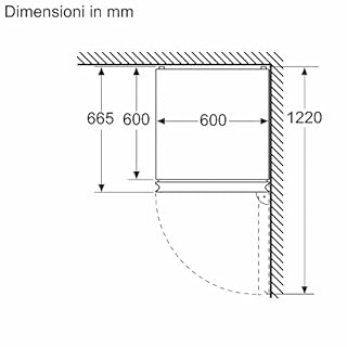 Bosch KGN392LAG Serie 4, Frigorifero combinato da libera installazione, Total No Frost, VitaFresh XXL: Spazio extra-large per i tuoi cibi freschi, PerfectFit, Luce LED, Acciaio, 203 x 60 cm