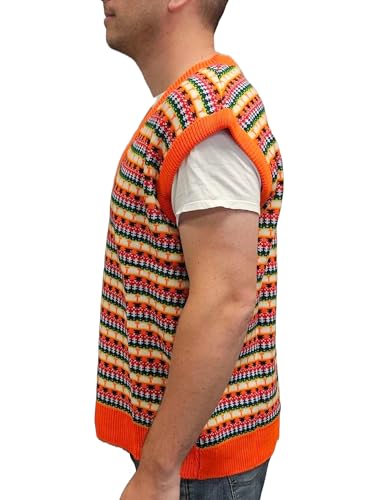 Magical Mystery Paul Fair Isle Pattern Sweater Vest3