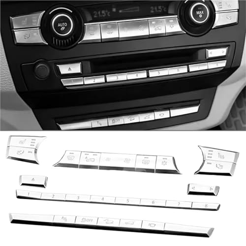 Autocollants boutons de vitres BMW E70 X6 climatisation CD - 6