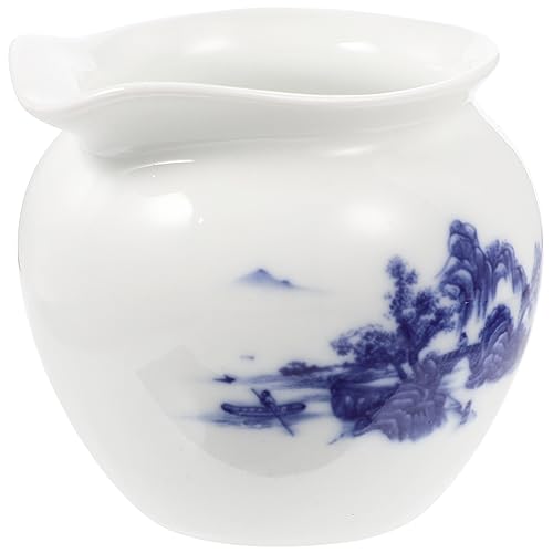 HEALLILY Ceramic Gravy Boat Dripless Pour Spout for Sauces Dressings and Broths for Restaurants and Home Dining