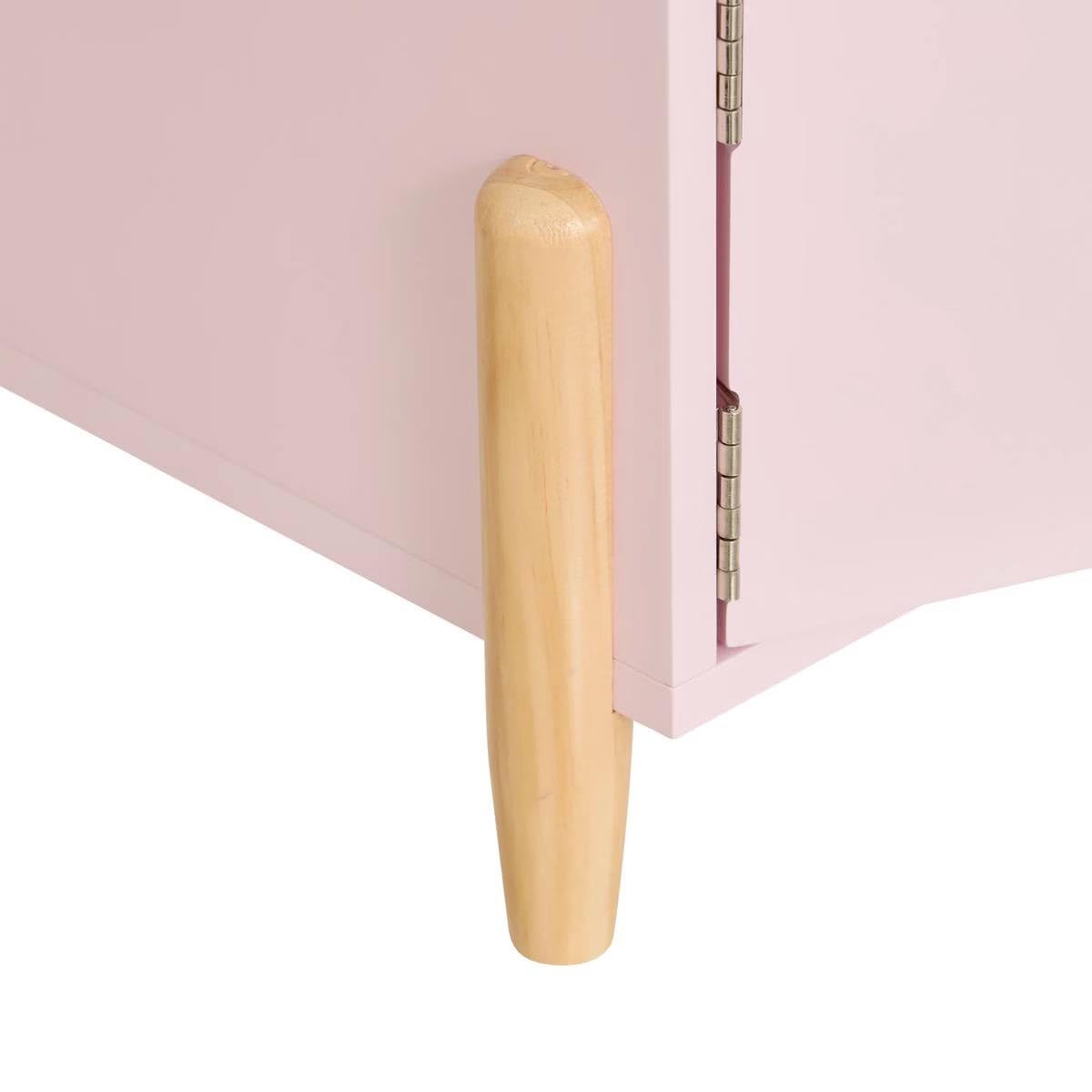 Paris Prix Atmosphera for Kids - Table de Chevet Enfant Douceur 40cm Rose