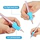 Oykrueats 10 Stück Schreibhilfe Silikon,Schreibhilfe für Stift Kinder,Stiftehalter Kinder,Stifthalter Kinder Hilfe,Stifthaltung Ergonomische,Bleistift Griffe,für Linkshänder oder Rechtshänder