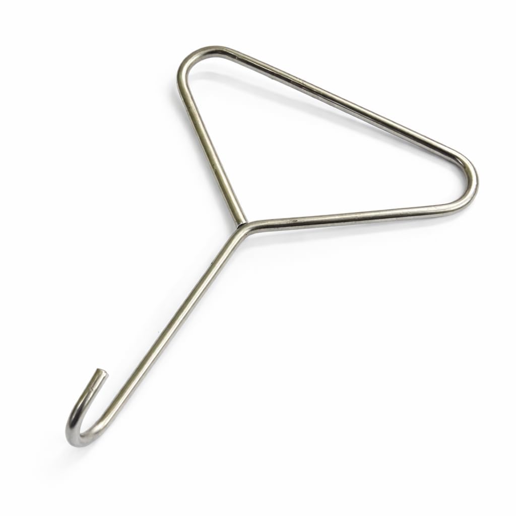 Hot Plate Lifter (Pack of 2) – Triangular Head Idly Plate Hook/Idiyappam Plate Hook – Stainless Steel Spring Puller Tool – Rotisserie Grill Basket Lifting Hook – Handy Spring Extractor-image-16