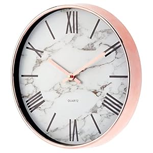 mDesign Modern Stylish Wall Clock f...