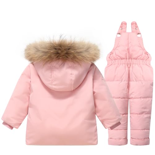 Toddler Snow Suit Baby Snowsuit Girl Pants Boy Winter Coat Ski Bibs Jacket 1-5T2