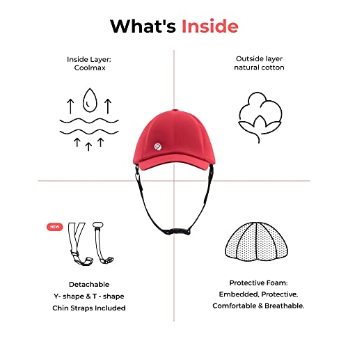 Ribcap Medical Helmet for Kids, Red, M-L - Image 4
