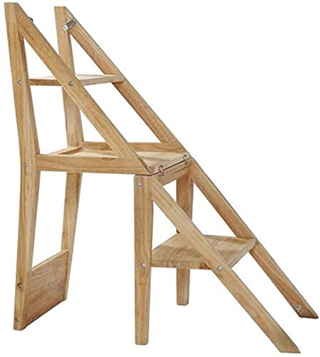 Échelle pliante en bois pour ne plus glisser en attrapant vos objets en hauteur