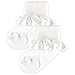 Luvable Friends 2-Pack Lace Cuffs Baby Socks, White