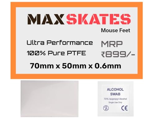 Image of Mouse Feet Skates 100% PTFE (DIY Sheet 70mm x 50mm x 0.6mm)