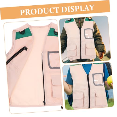 2pcs Explorer Vest Adventure Cosplay Outfit for Boys Outdoor Clothes with Pockets for Role Play Insect Catching and Exploration Activities2