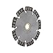 MH GLOBAL 5' Turbo Segmented Diamond Blade Cutting Concrete Hard Brick Field Stone 7/8'-5/8' Arbor