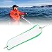 Fishing Flasher,Luminous Double Sided Trolling Flasher Fishing Trolling Tackle for Trolling Salmon Sea Trolling Accessories (Transparent Green)