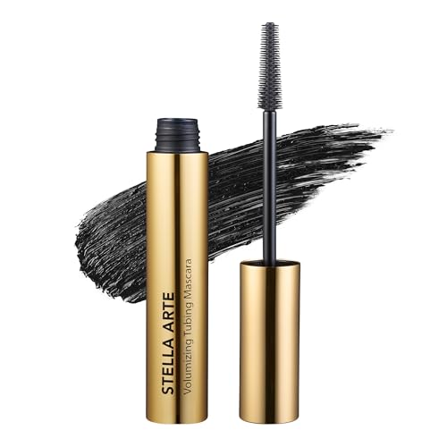 STELLA ARTE Volumizing Tubing Mascara – High-Polymer Concentration Ideal for Short or Droopy Lashes, Smudge-Proof, Long-Lasting Volume & False Lash Effect, Easy to Apply & Remove, 8.5 g | 0.29 Fl Oz