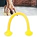 HERCHR Yoga Pull Rope, 10lbs One Word Silicone Pull Rope Multifunctional Tensile Strength Chest Expander Adjustable Stretch Strap Elasticity for Sports Exercise(Yellow)