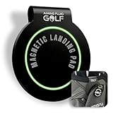 Magnetic Golf Bag Landing Pad – Metal Hub for Easy Grab-and-Go Magnetic Golf Gear & Accessories, Includes Free Utility Pouch – Perfect Golf Gift for Men & Women