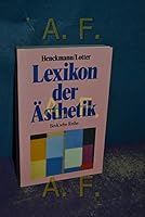 Lexikon der Ästhetik. 340634058X Book Cover