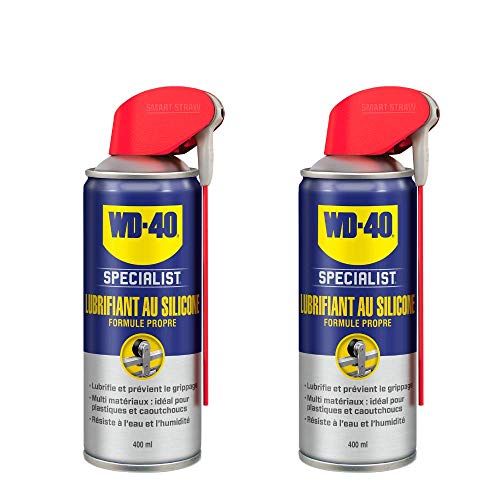 WD-40 Specialist • Lubrifiant Au Silicone • Spray Double Position • Formule Propre • 400Ml • lot de 2 & Specialist • Dégraissant • Spray Double Position • Efficacité Immédiate • Sans résidu • 500 ML - Image 3