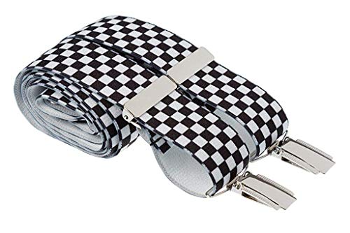 Bretelles pour homme Motif franc-maçons Noir et blanc Cover