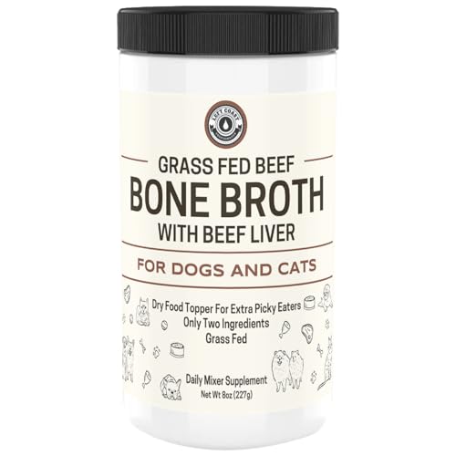 Bone Broth for Dogs and Cats with Beef Liver –