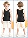 Cooraby 6 Pack Toddler Tank Top Kids Undershirts Soft Undershirt for Boys and Girls Black