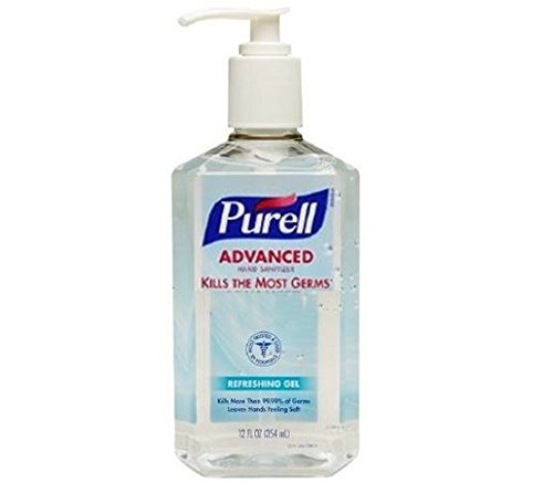 Purell Advance Gel Hand Sanitizer (Pack of 2) 12 oz Pump Bottles