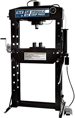 Torin Professional Shop Press - 50-Ton Capacity, Includes Winch, Model# TY50028