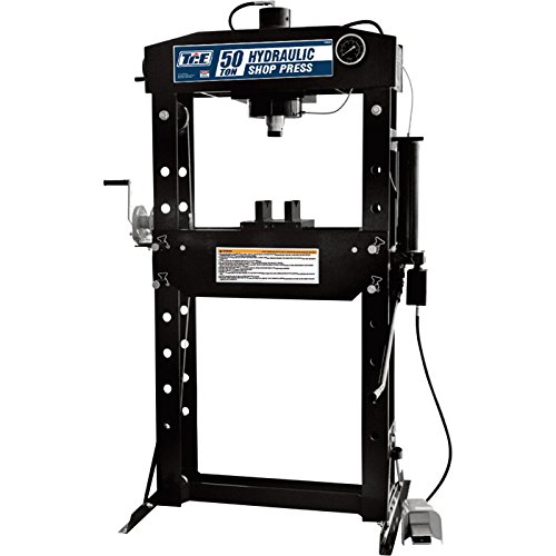 Torin Professional Shop Press - 50-Ton Capacity, Includes Winch, Model# TY50028