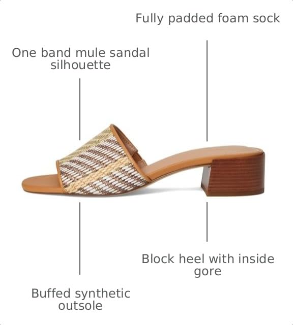 Image of Cole Haan womens Calli Single Band Block Heel Sandal 40 Mm