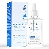 Metyou Ingrown Hair Treatment Oil for Women: V Soothes Redness & Prevents Razor Bumps - After Shave Treatment Oil for Bikini Area, Legs, Underarm and Arm - 80ML